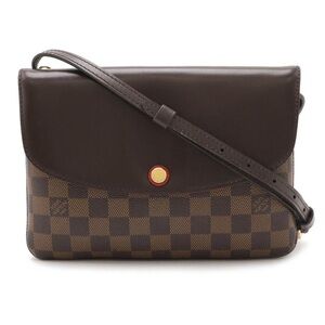 Authentic Louis Vuitton Damier Twice Crossbody Bag
